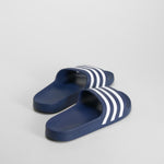 Sandalia azul tiras blancas ADIDAS