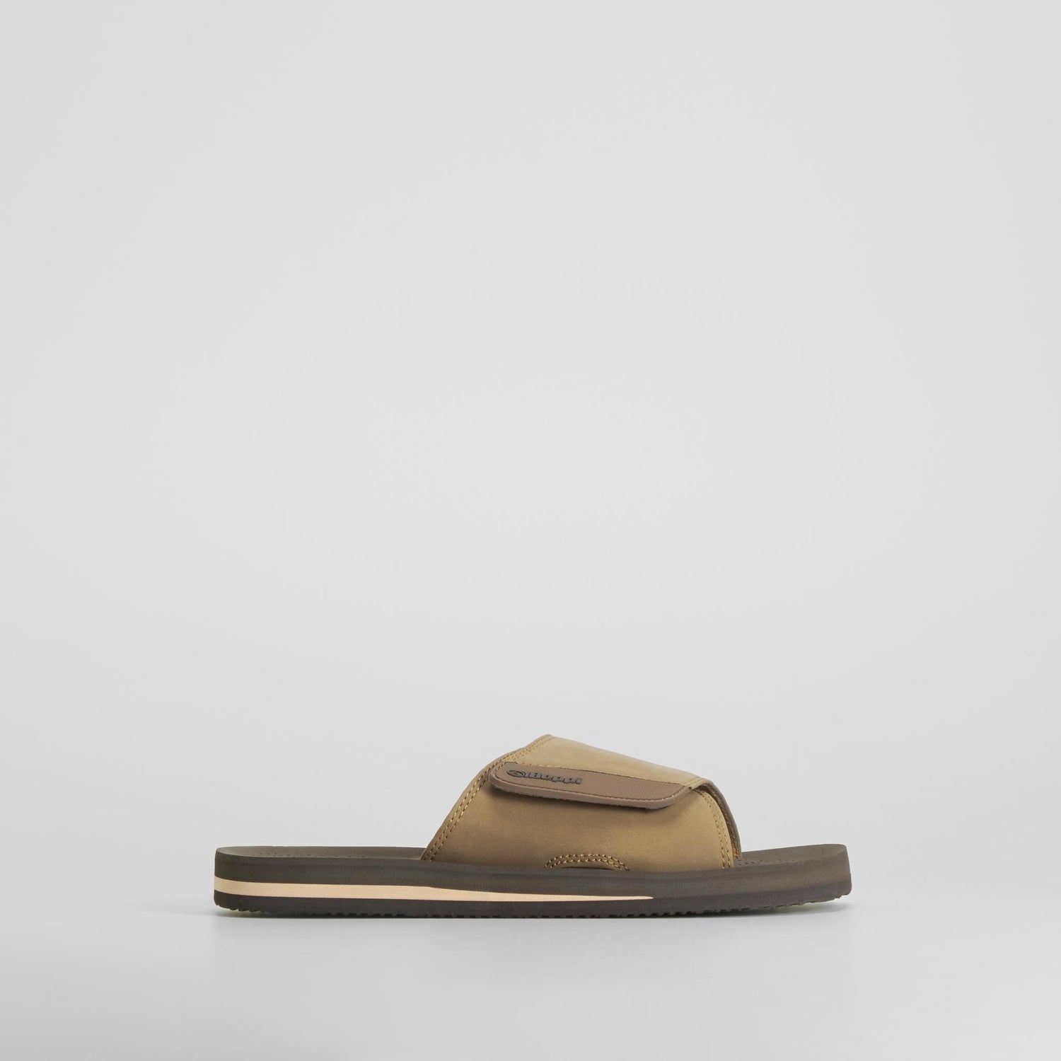 Sandalia de pala velcro marrón BEPPI