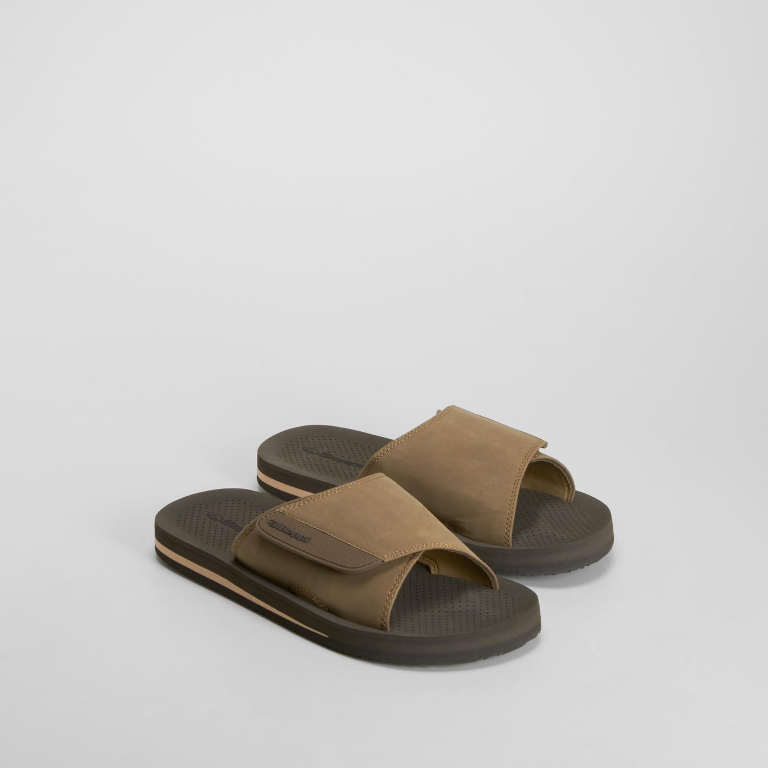 Sandalia de pala velcro marrón BEPPI