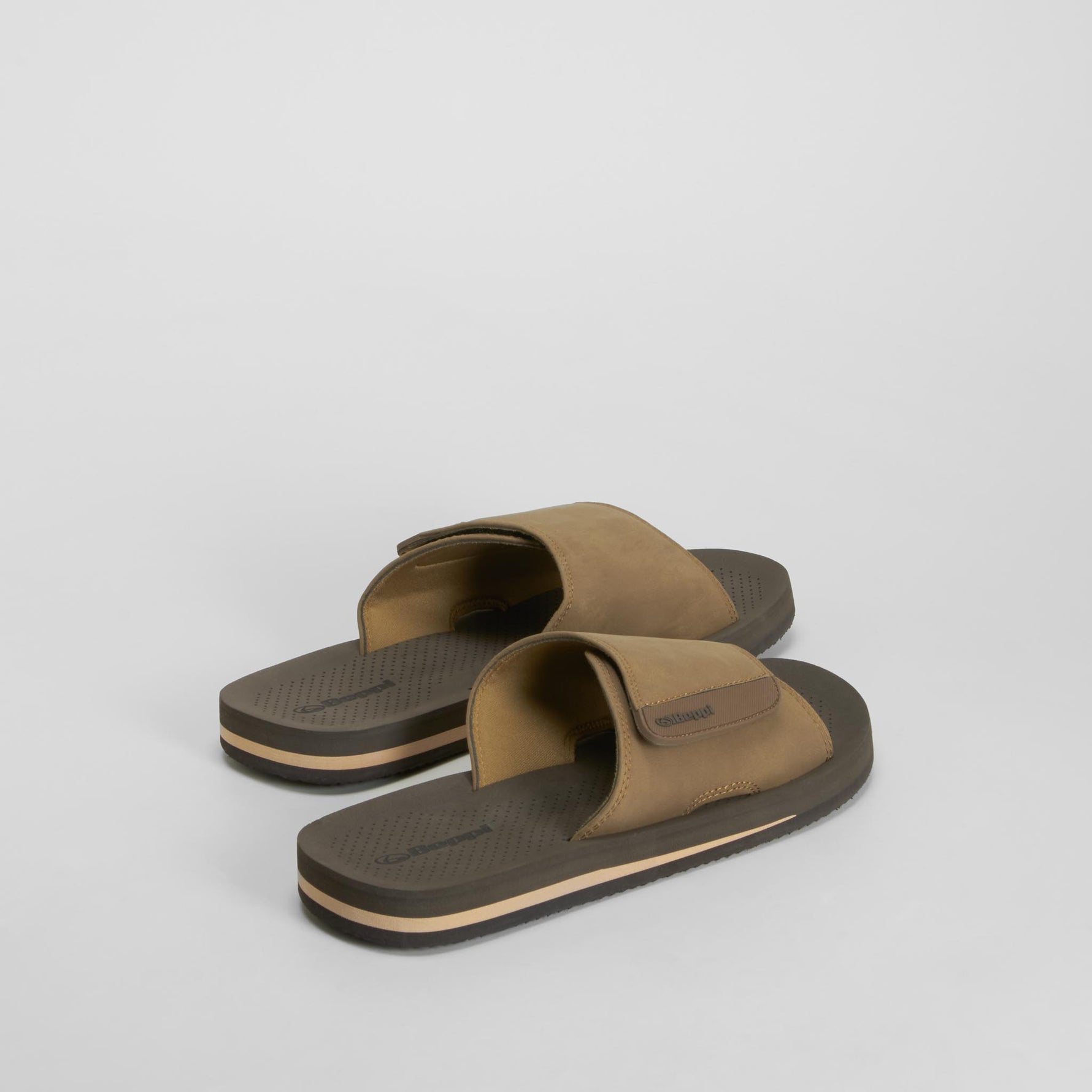 Sandalia de pala velcro marrón BEPPI