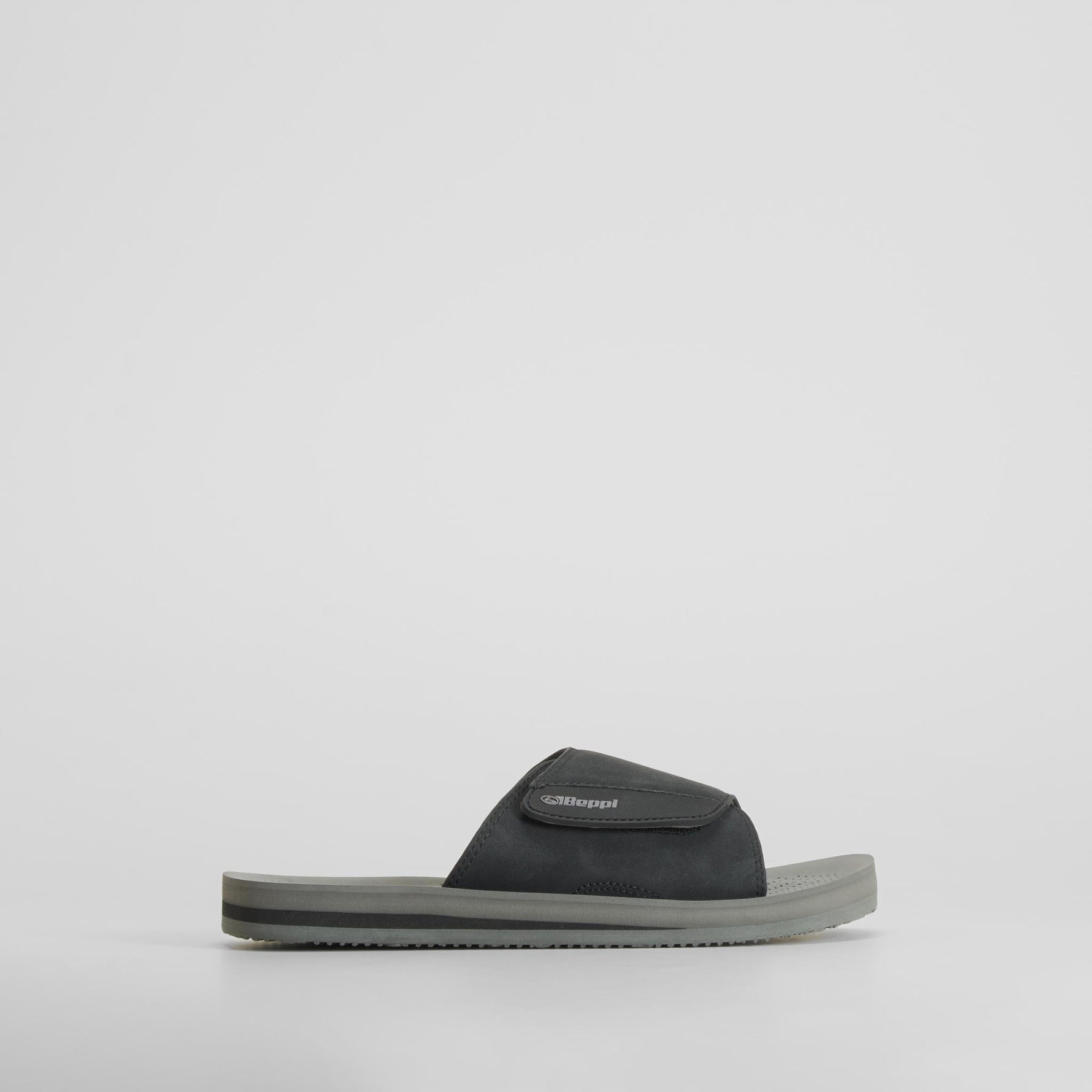 Sandalia de pala velcro negra BEPPI