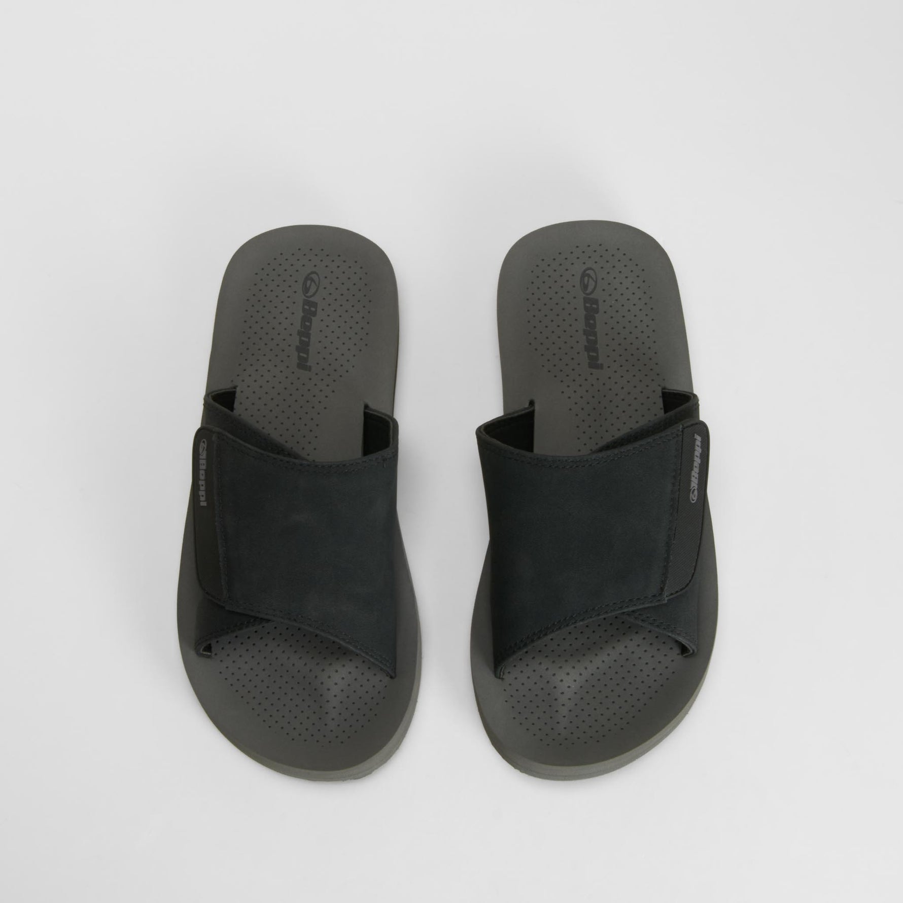 Sandalia de pala velcro negra BEPPI