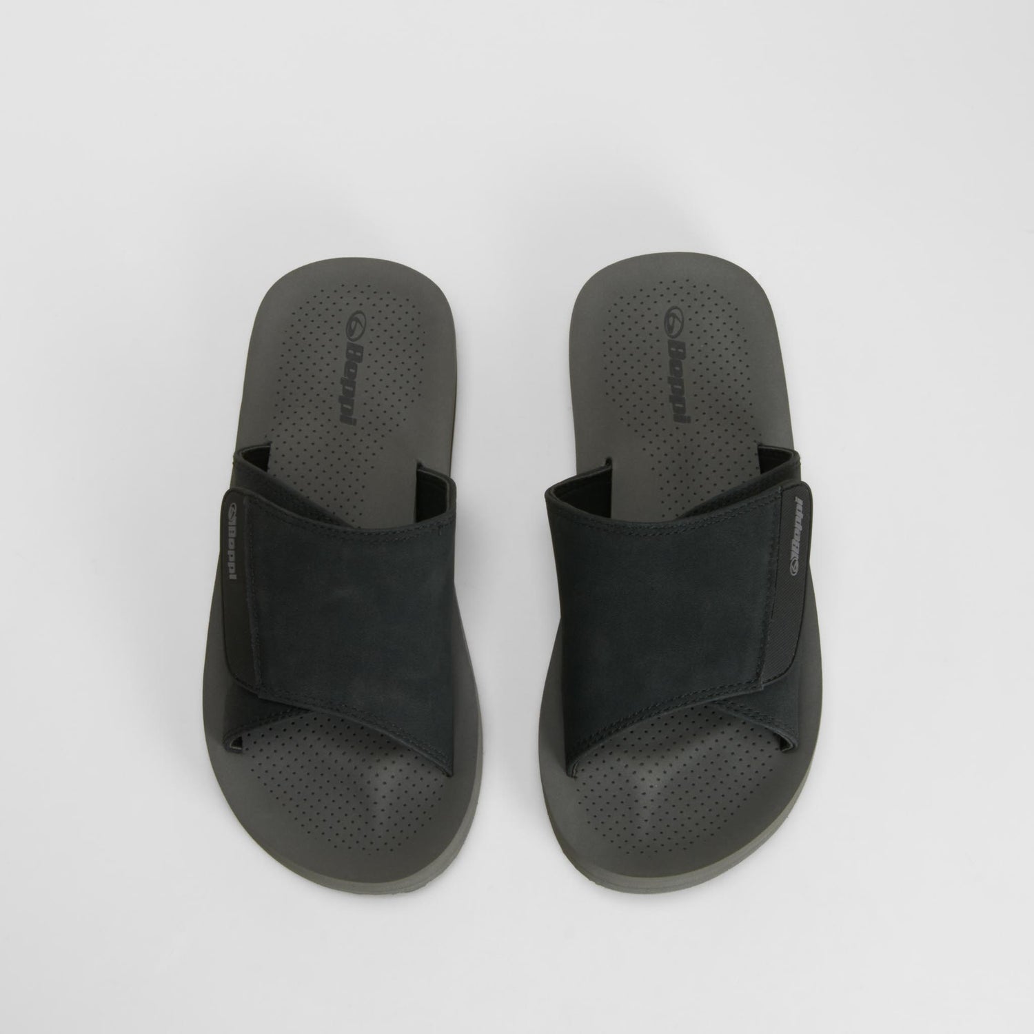 Sandalia de pala velcro negra BEPPI