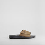 Sandalia pala velcro confort marrón COMFEET