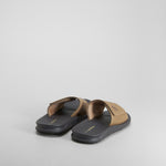 Sandalia pala velcro confort marrón COMFEET