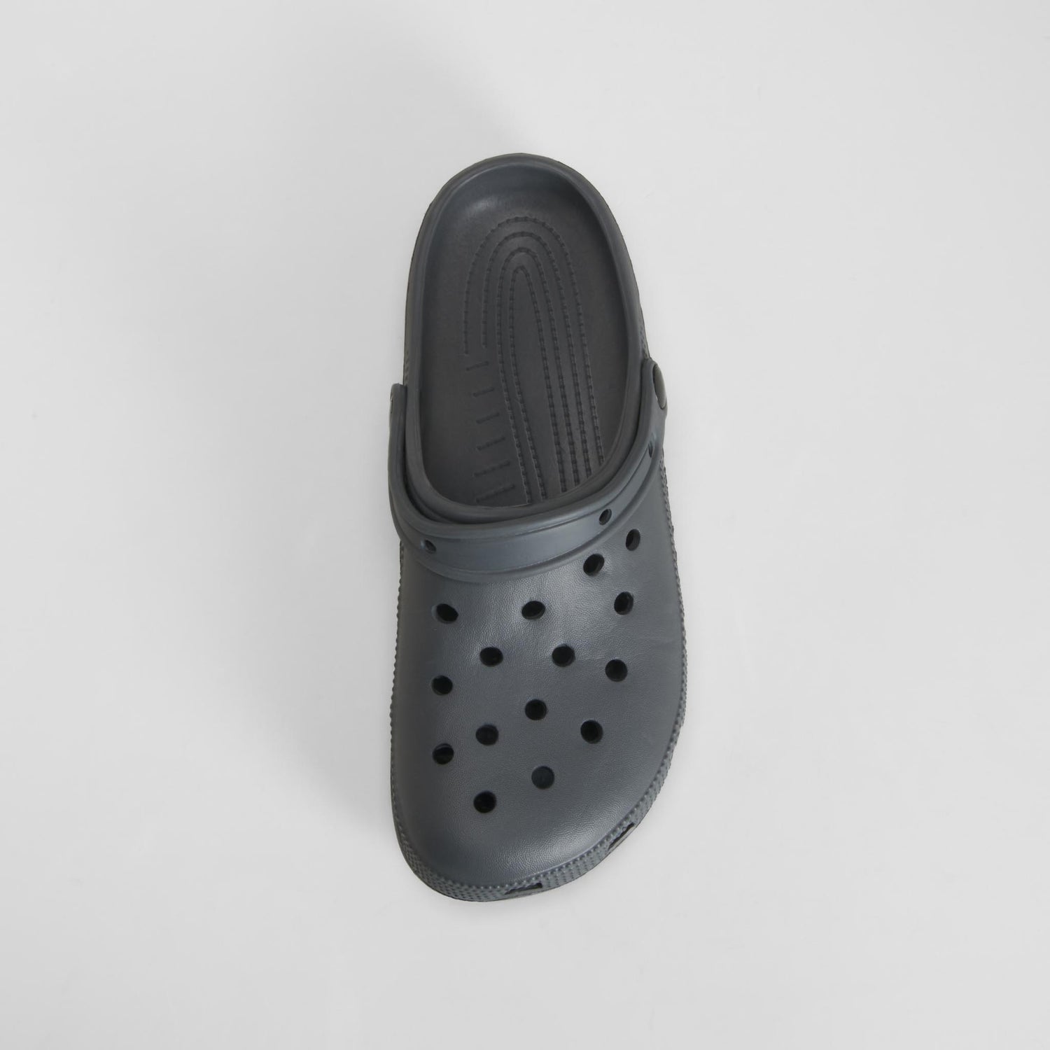 Zueco de playa liso gris COCONUT