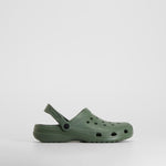 Zueco de playa verde kaki COCONUT