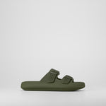 Chancla doble hebilla ajustable verde COCONUT