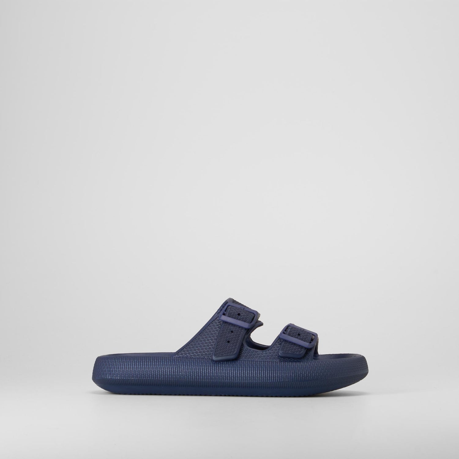 Chancla doble hebilla ajustable azul COCONUT