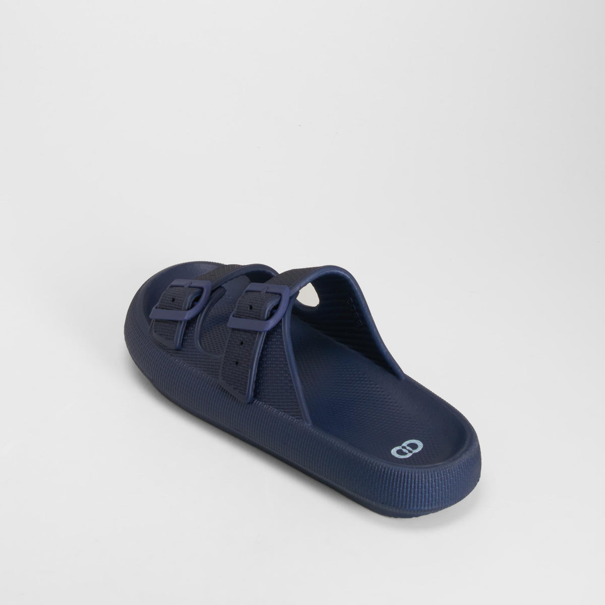 Chancla doble hebilla ajustable azul COCONUT
