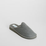 Zapatilla de casa abierta rizo gris OLYNE