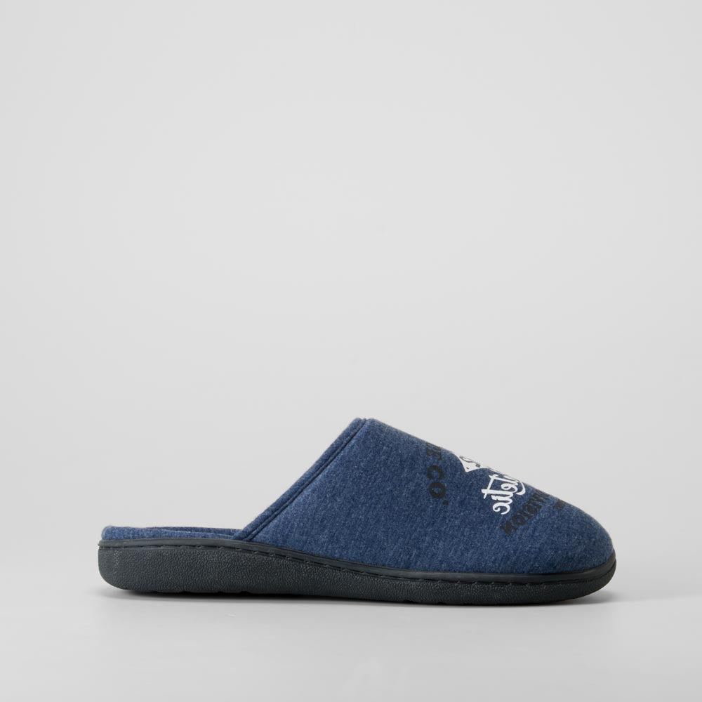 Zapatilla de casa diseño urbano azul OLYNE