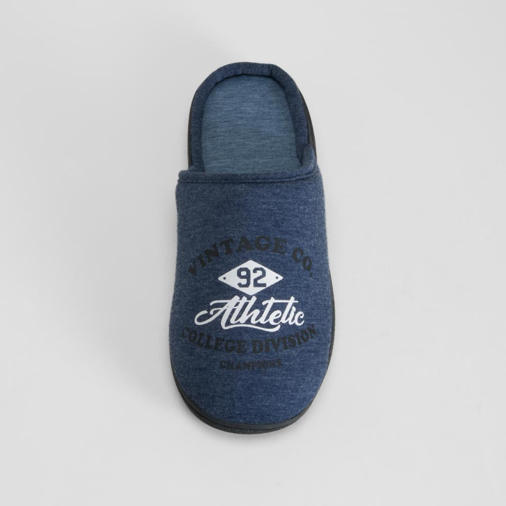Zapatilla de casa diseño urbano azul OLYNE