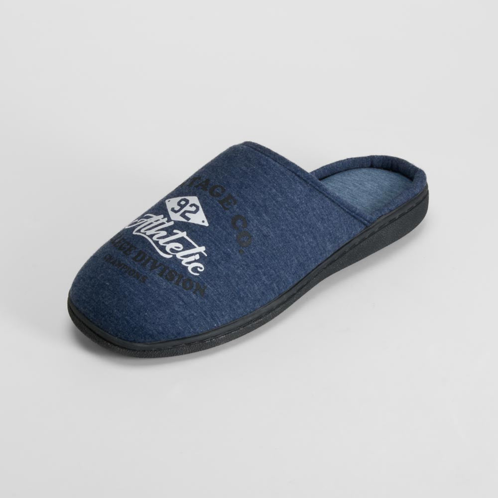Zapatilla de casa diseño urbano azul OLYNE