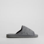 Zapatilla de casa abierta confort gris OLYNE
