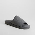 Zapatilla de casa abierta confort gris OLYNE
