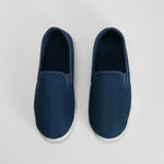 Zapatilla de casa cerrada azul OLYNE