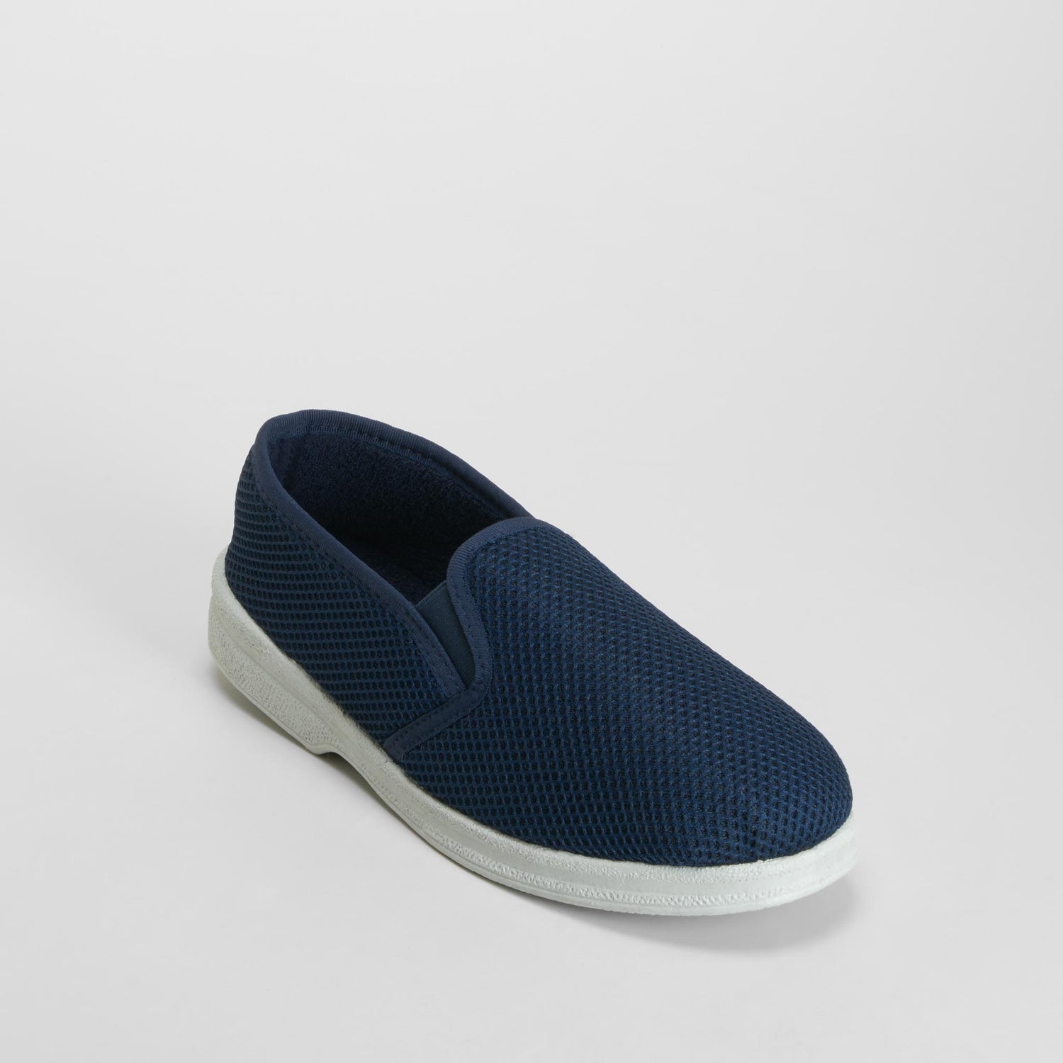 Zapatilla de casa cerrada azul OLYNE