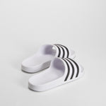 Chancla piscina woman blanca línias negras ADIDAS
