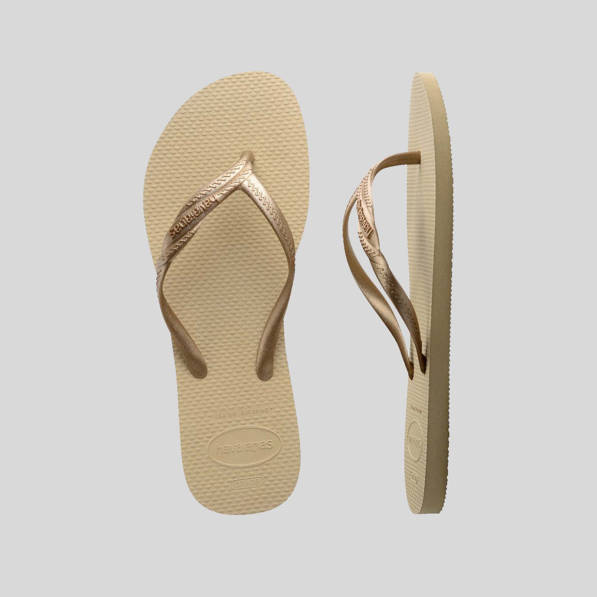Chancla de dedo fantasia beige HAVAIANAS