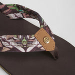 Chancla de dedo estampado marrón BEPPI