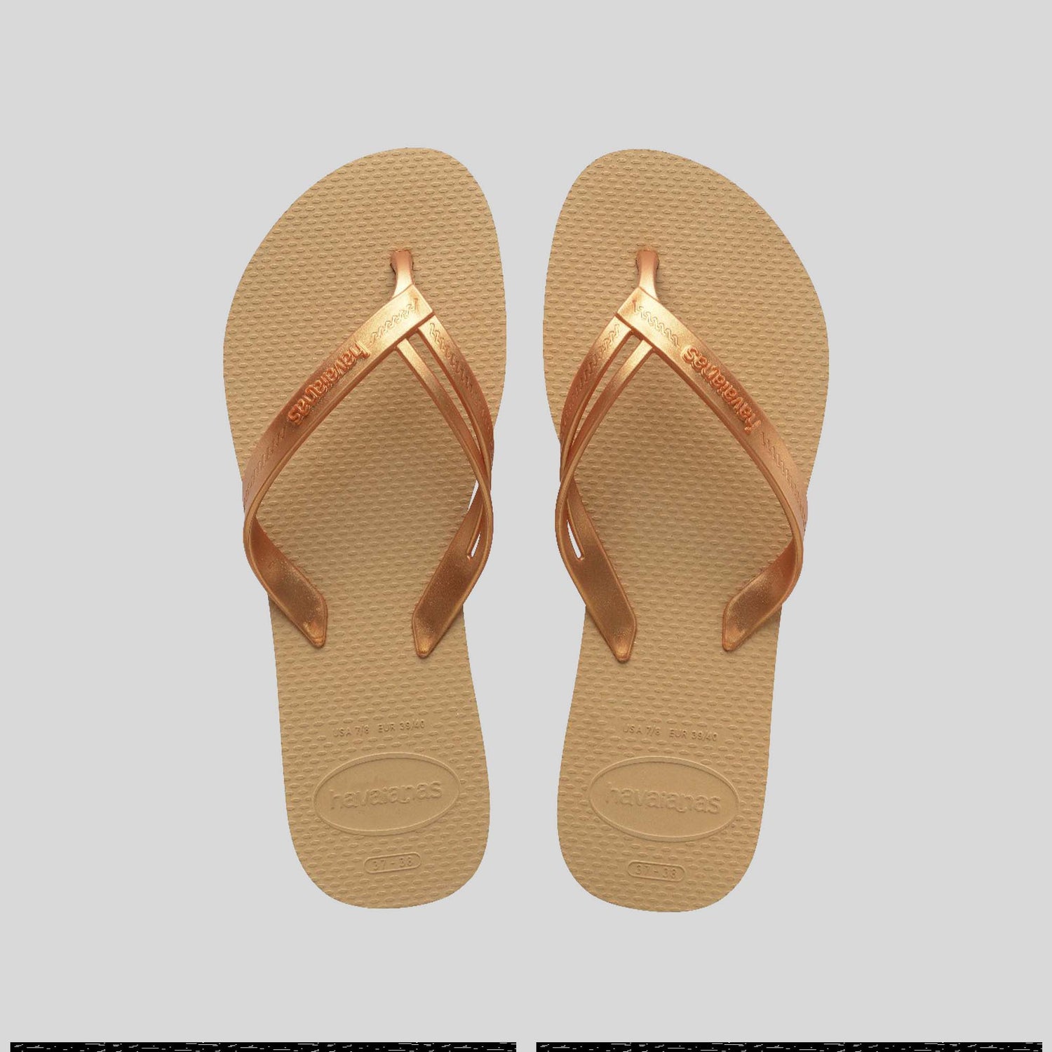Chancla de dedo elegance oro HAVAIANAS