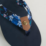 Chancla de dedo estampado floral azul BEPPI