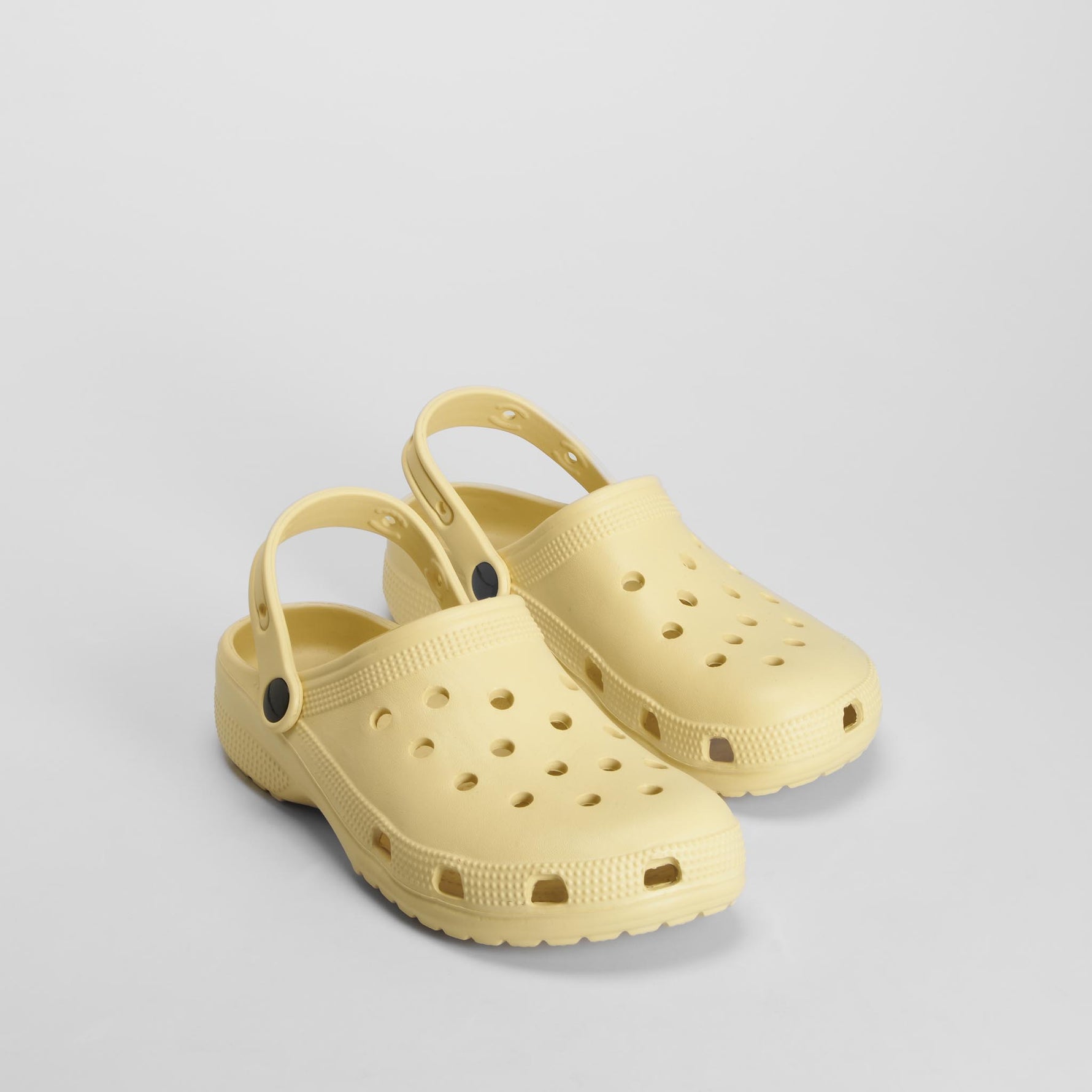 Zueco de playa liso amarillo COCONUT