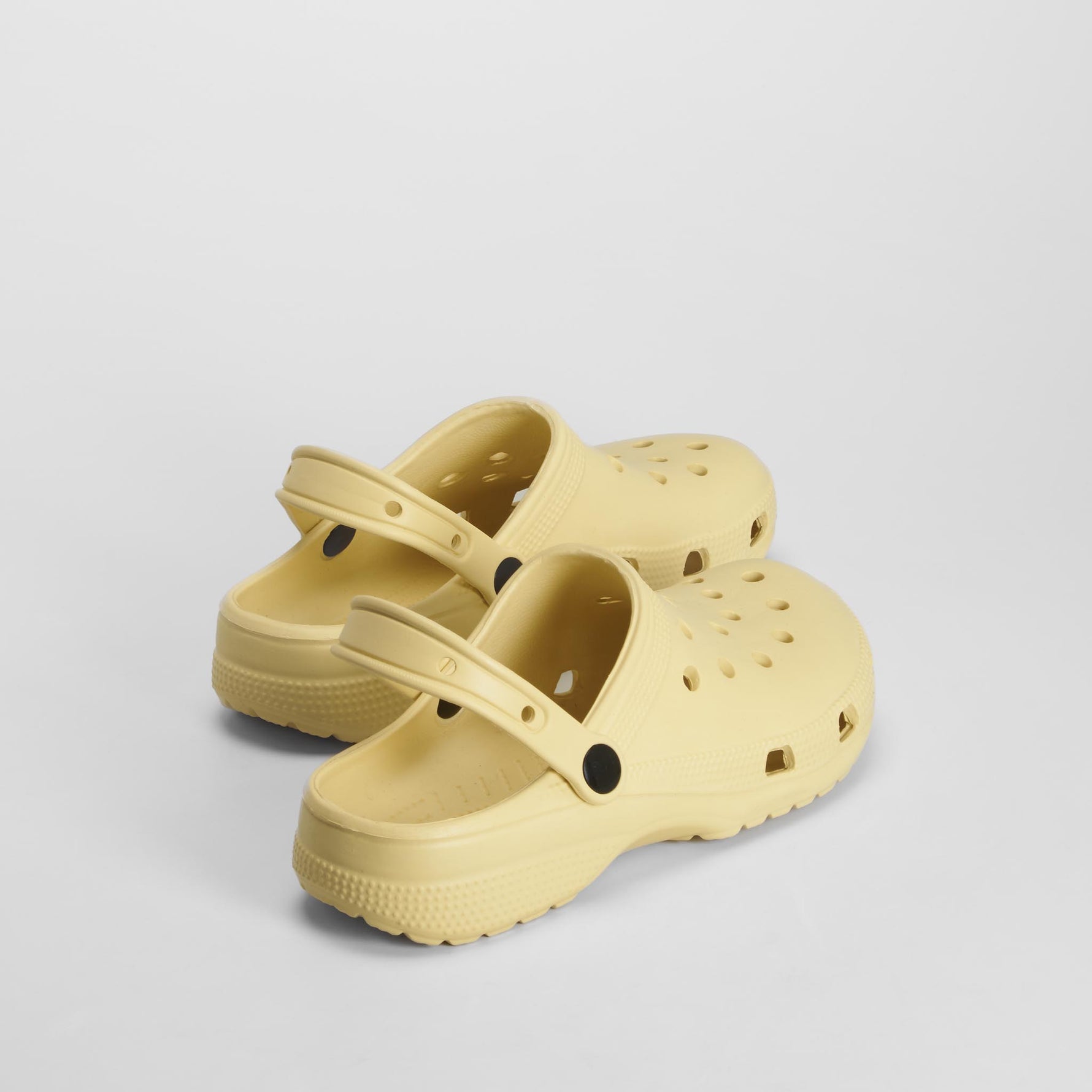 Zueco de playa liso amarillo COCONUT