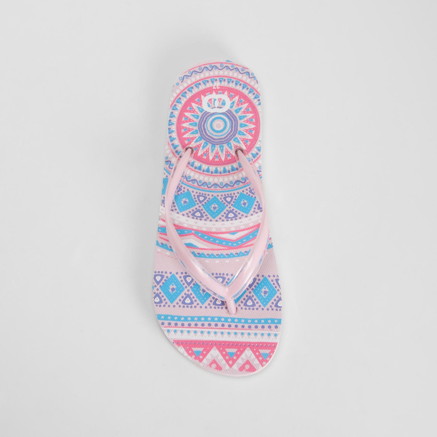 Chancla esclava étnica rosa COCONUT
