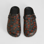 Zueco enfermera negro corazones COMFEET SANICARE
