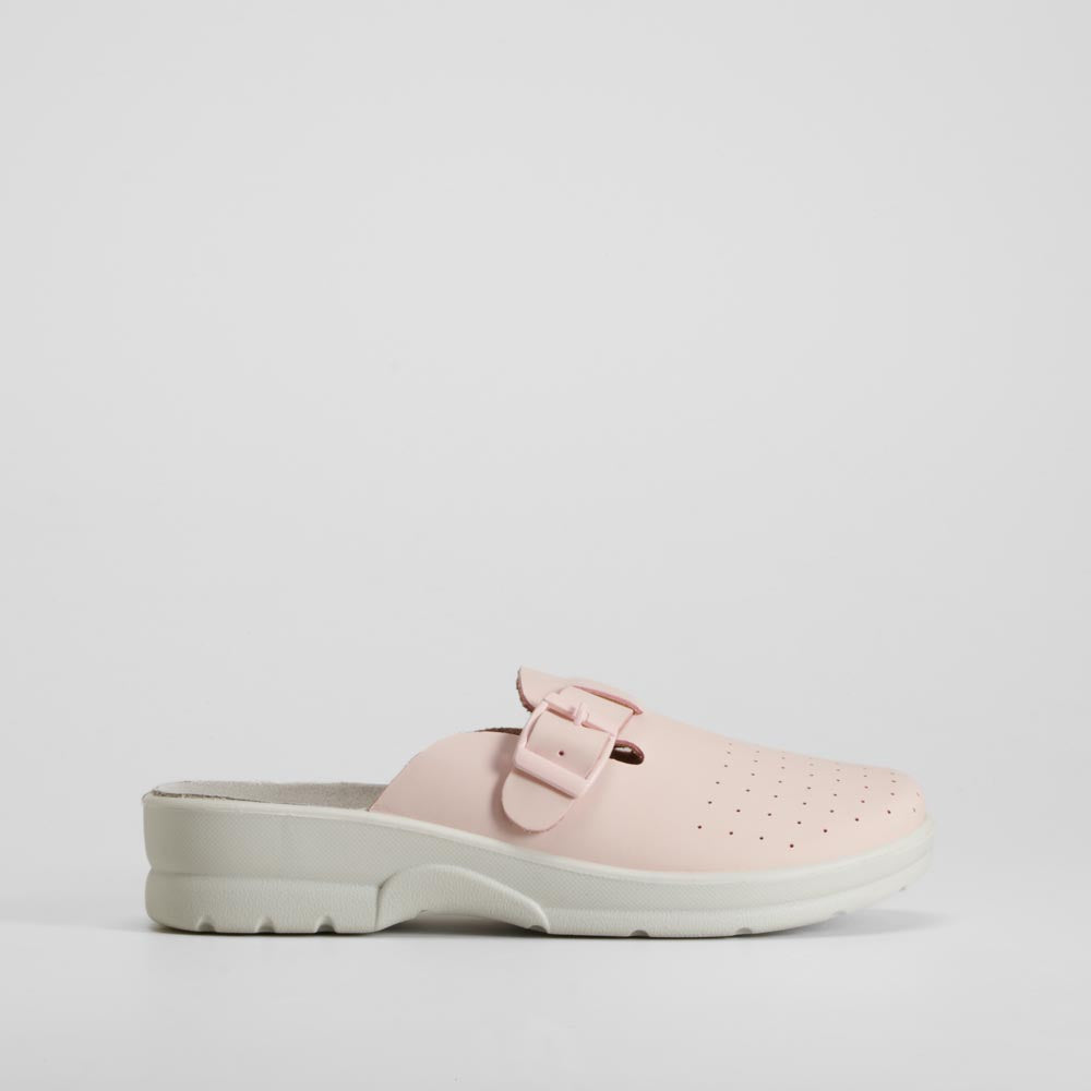 Zueco enfermera rosa con hebilla COMFEET SANICARE