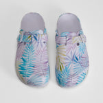Zueco enfermera estampado azul COMFEET SANICARE