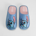 Zapatilla de casa abierta azul STITCH