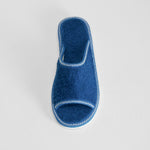 Zapatilla de casa azul abierta confort COMFEET