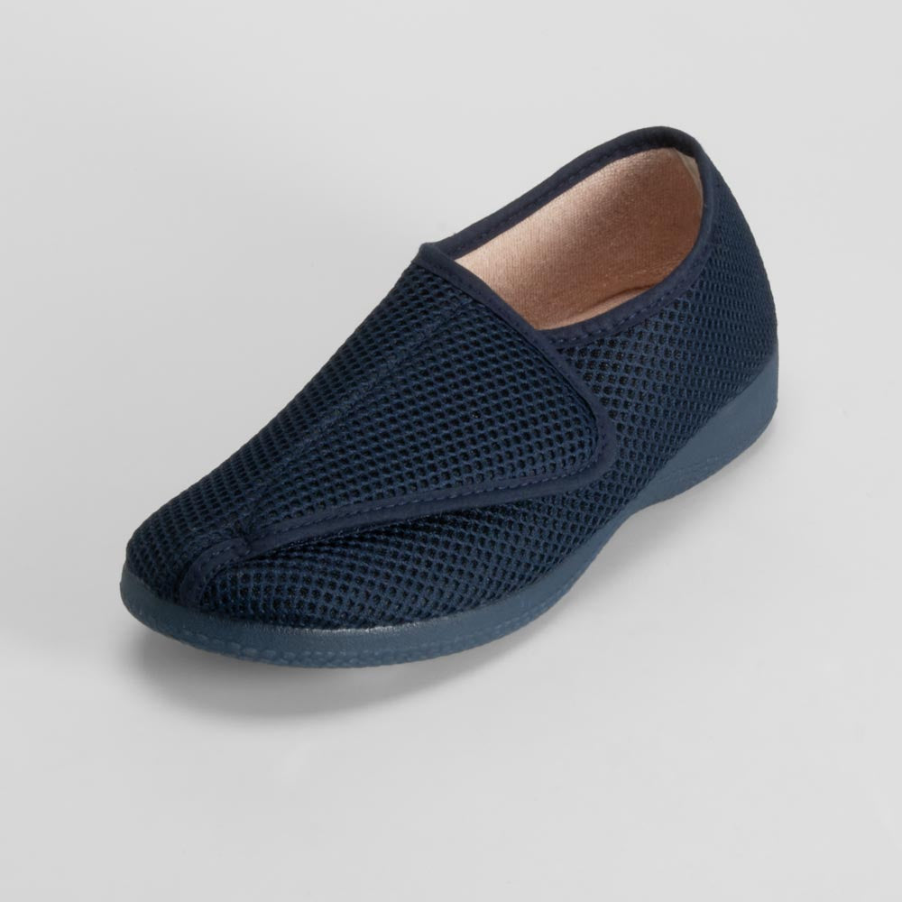 Zapatilla de casa azul con cierre cómodo COMFEET