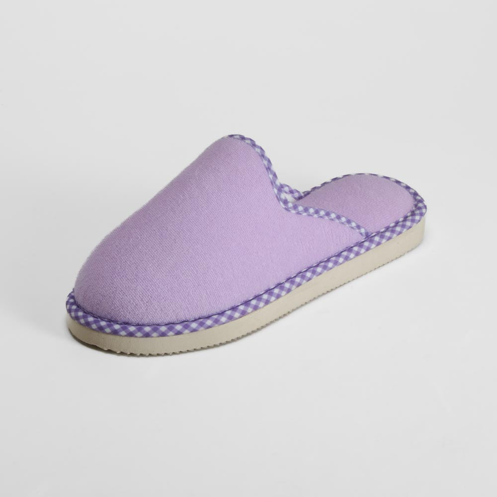 Zapatilla de casa morado cómodo clásico OLYNE