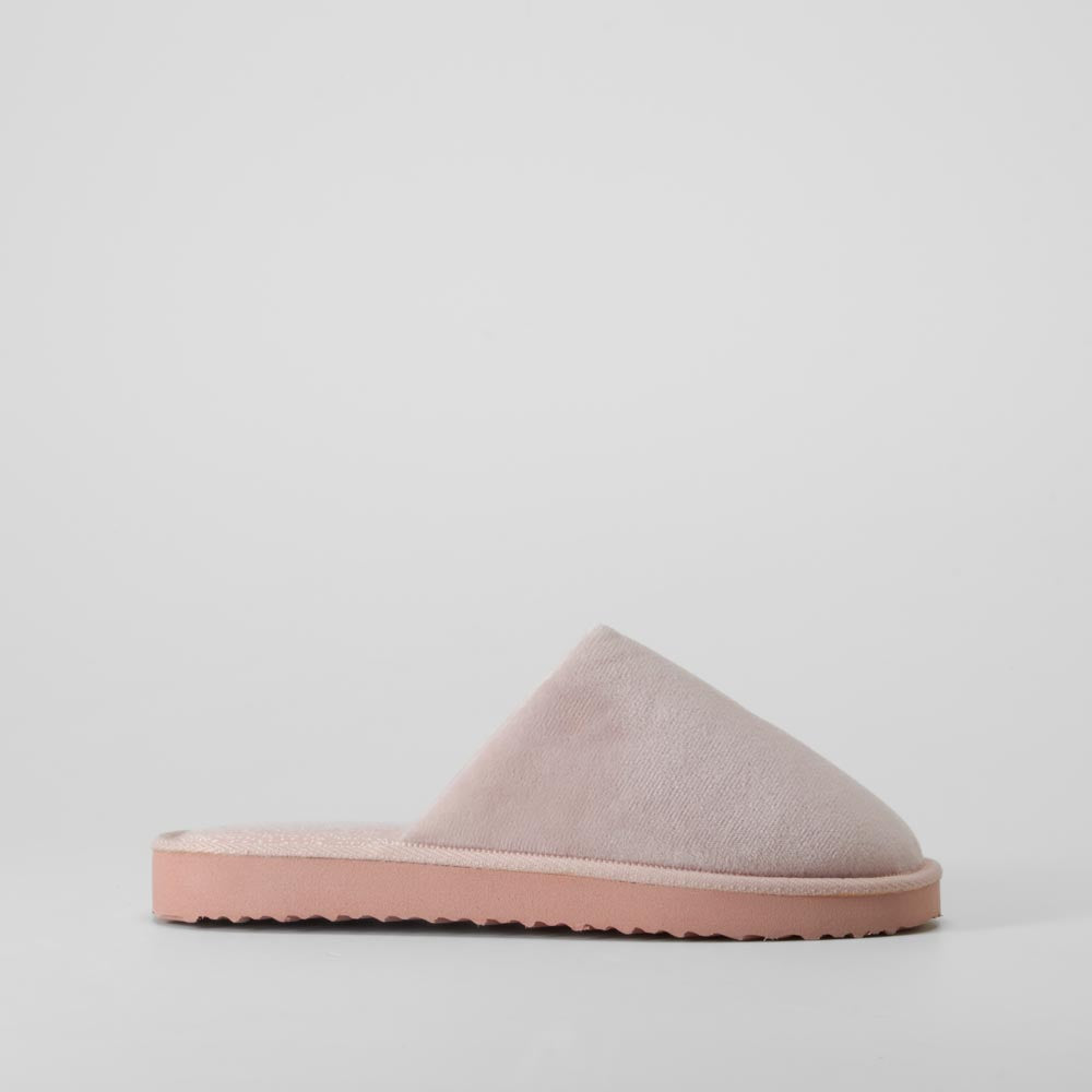 Zapatilla de casa estampada rosa OLYNE