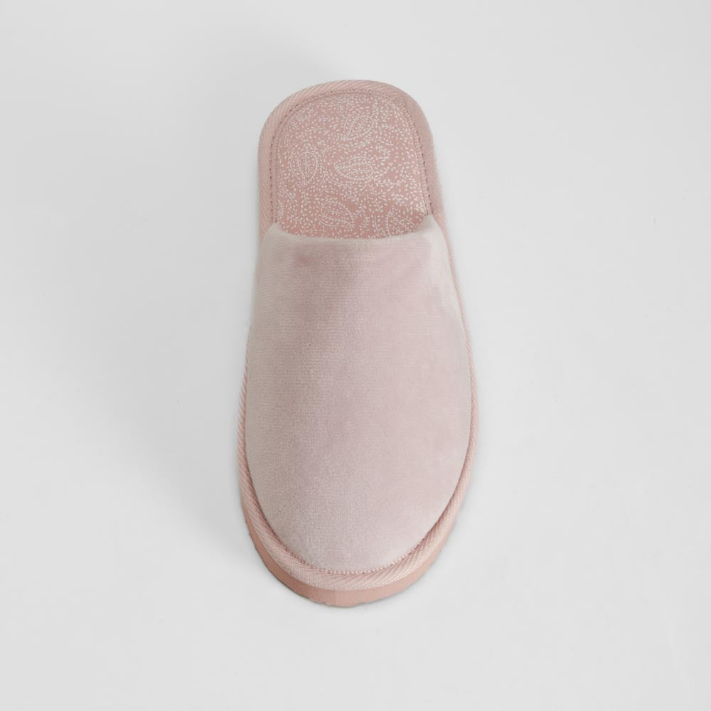 Zapatilla de casa estampada rosa OLYNE