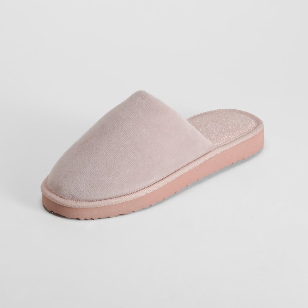 Zapatilla de casa estampada rosa OLYNE