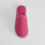 Zapatilla de casa rosa abierta cómoda OLYNE