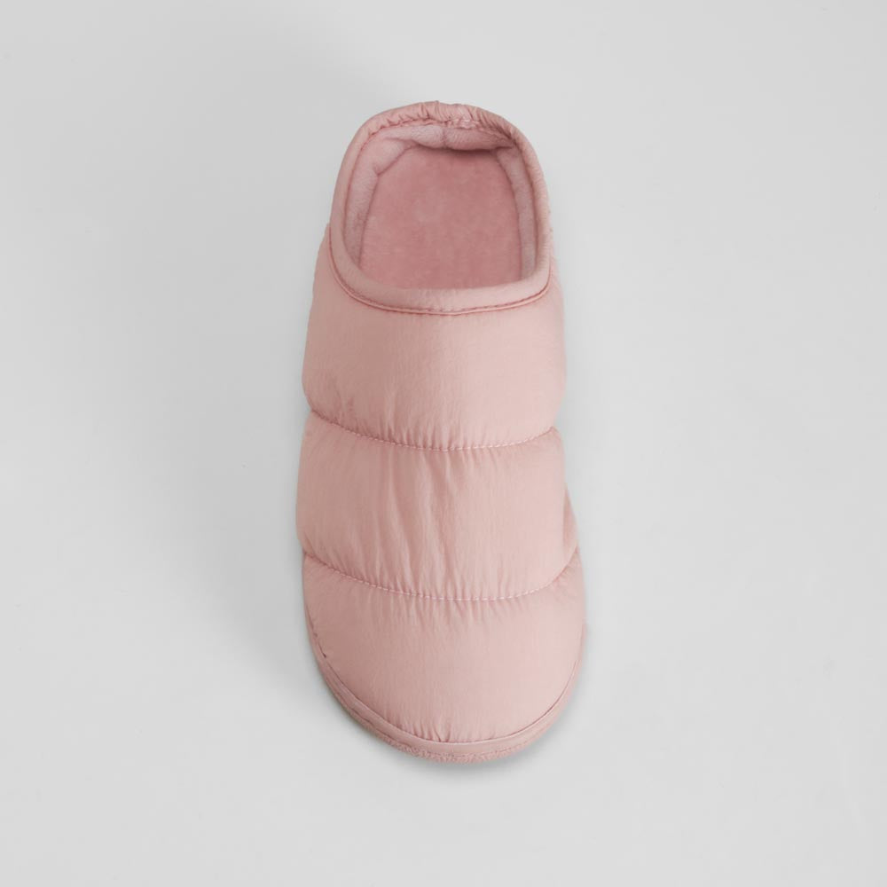Zapatilla de casa color rosa suave OLYNE