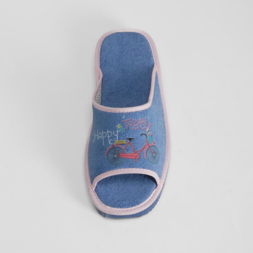 Zapatilla de casa abierta morada OLYNE
