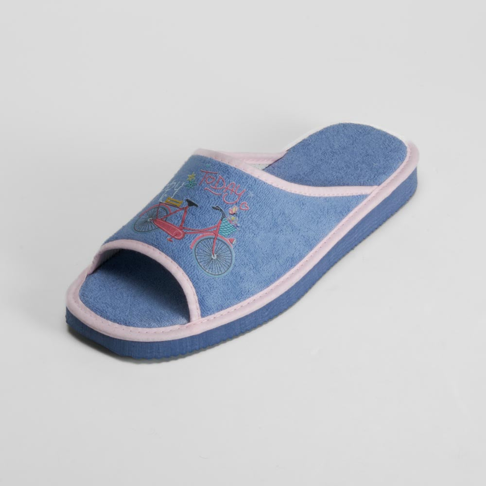 Zapatilla de casa abierta morada OLYNE