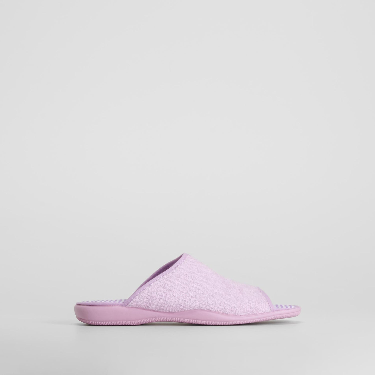 Zapatilla de casa abierta morado OLYNE