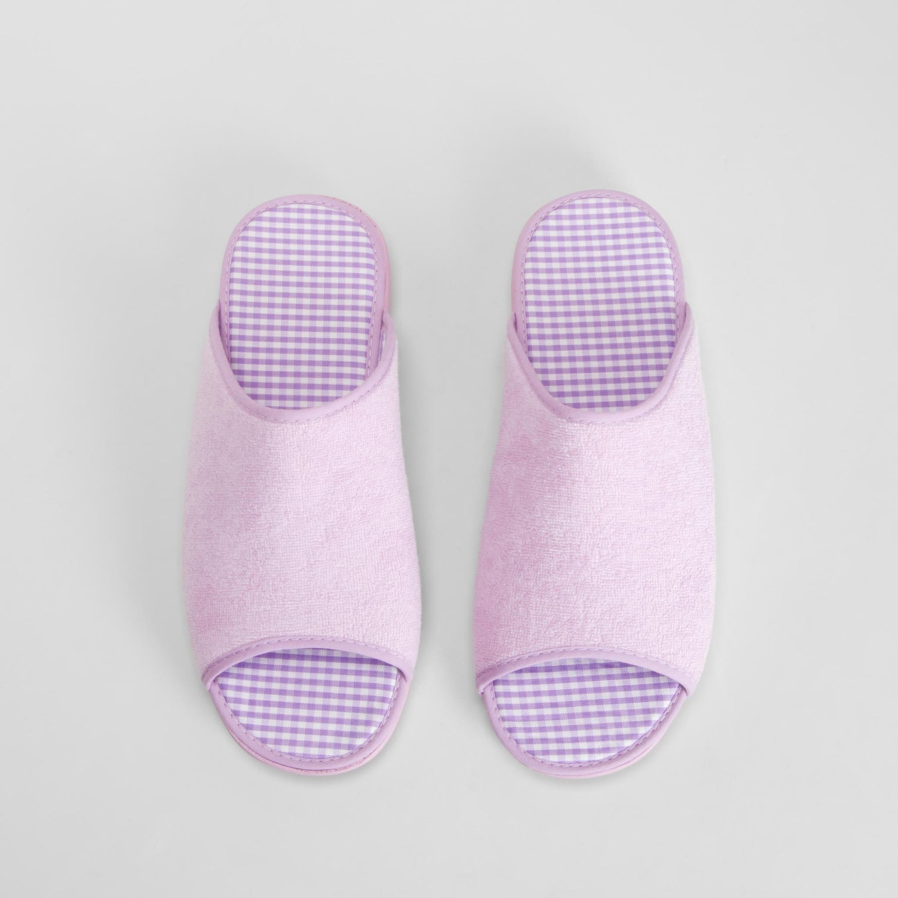 Zapatilla de casa abierta morado OLYNE