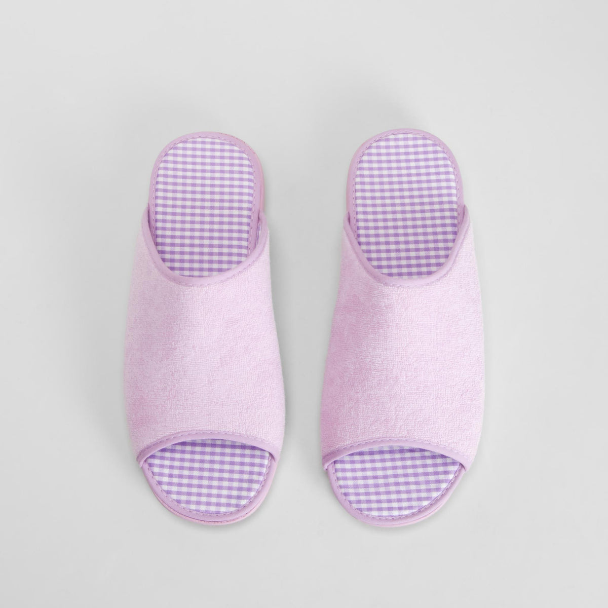 Zapatilla de casa abierta morado OLYNE