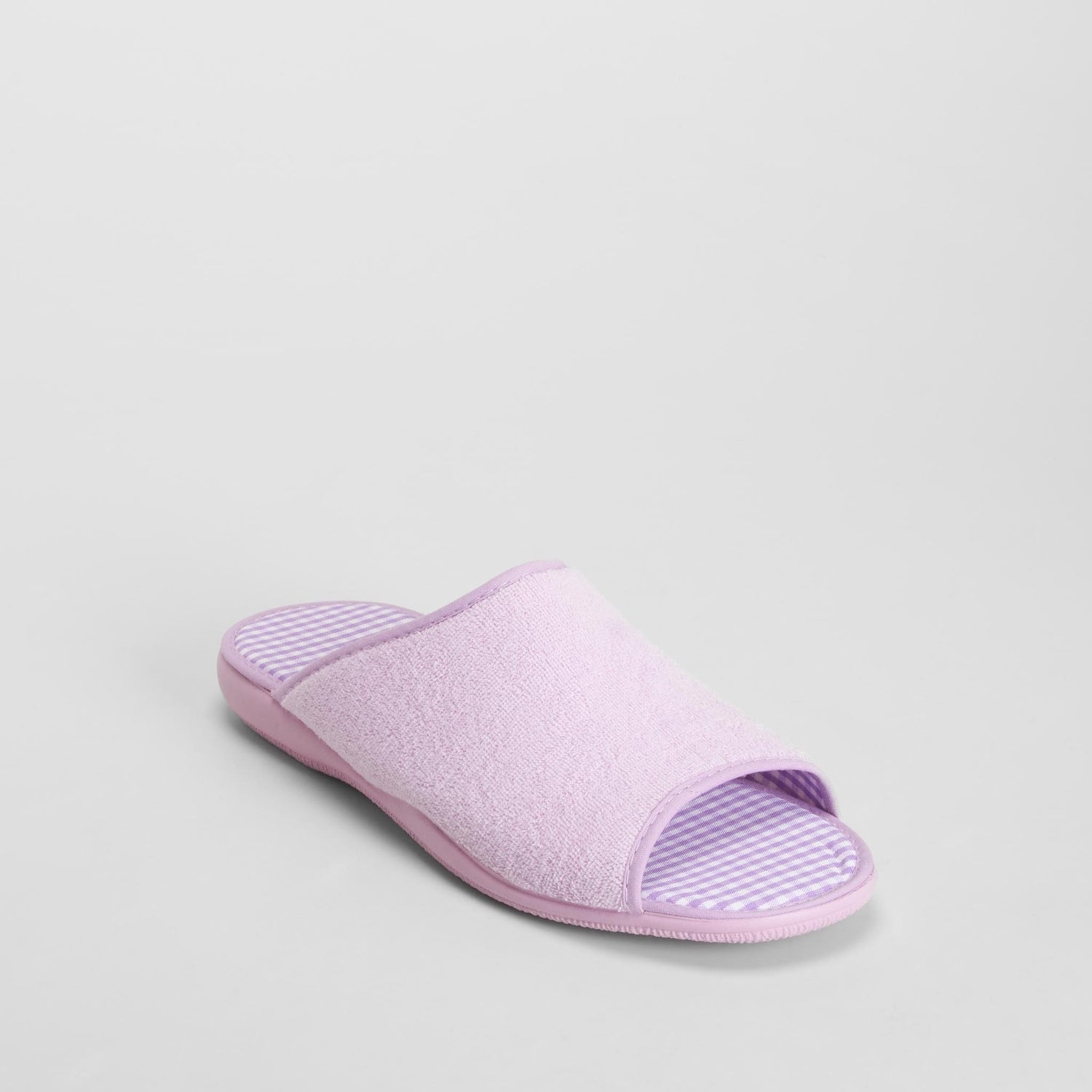 Zapatilla de casa abierta morado OLYNE