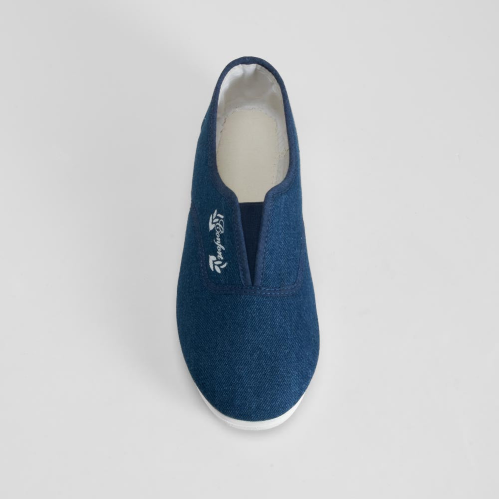 Zapatilla de casa azul cómoda OLYNE