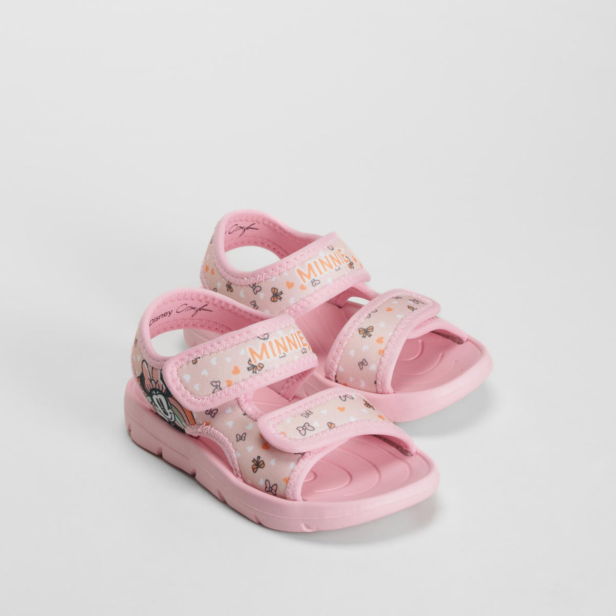 Sandalia velcros dibujos azul MINNIE